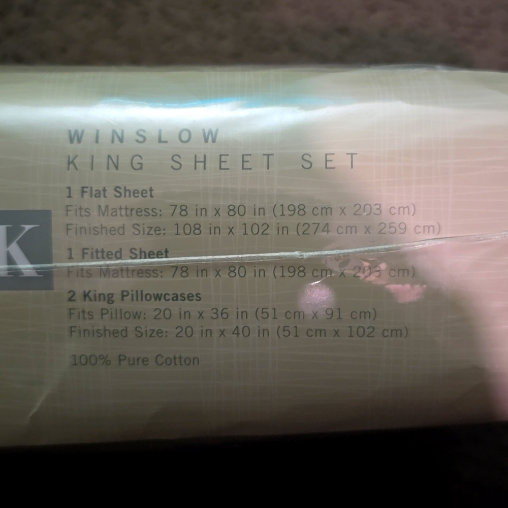 Home Design king sheet set - Picture 5 of 5